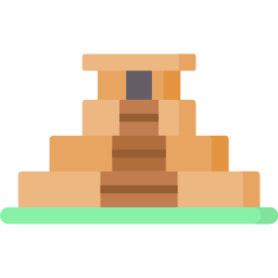 Mayan pyramid icon