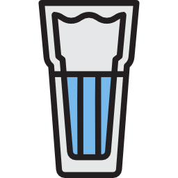 Glass of water icon