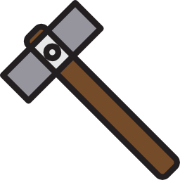 Dead blow hammer icon