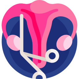 biopsia de cuello uterino icono