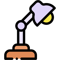 Desk lamp icon