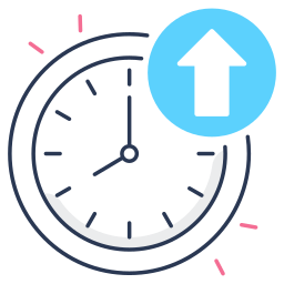 Clock in icon