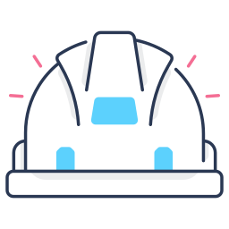 casco di sicurezza icona