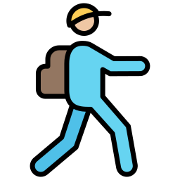 backpacker icoon