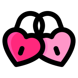 Heart lock icon