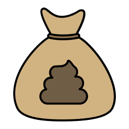 Poop bag icon