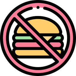 sin hamburguesa icono