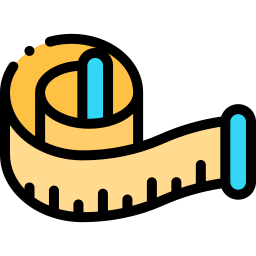 Measuring tape icon