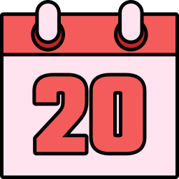 número 20 icono