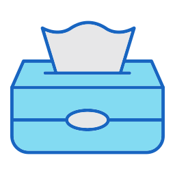 Коробка для тканей иконка