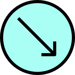 Diagonal arrow icon