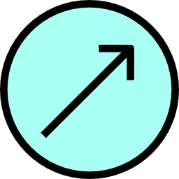 Diagonal arrow icon