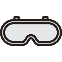 Safety glasses icon