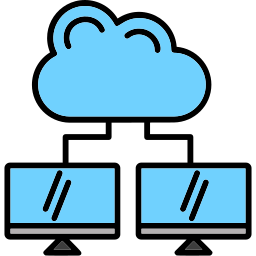 computación en la nube icono