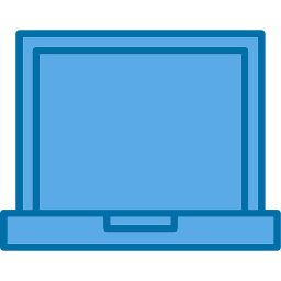 schermo del computer portatile icona