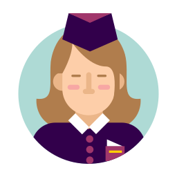 stewardess icoon