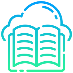 Digital library icon