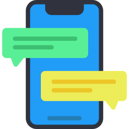 enviar mensajes de texto icono