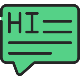 text message icono