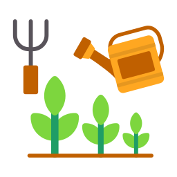 Gardening tools icon