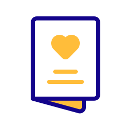 Greeting card icon