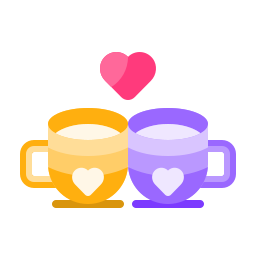 coffee cups icono
