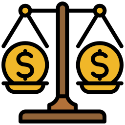 Financial laws icon