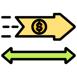 Money exchange icon