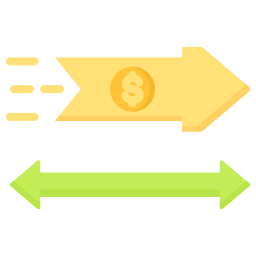 Money exchange icon