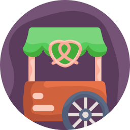 Food stall icon