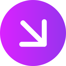 Right down icon