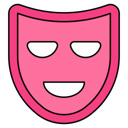 máscaras de teatro icono
