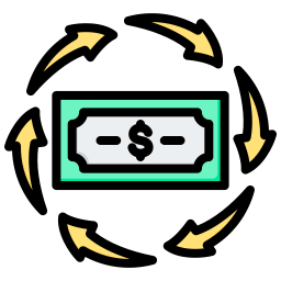 Cash flow icon