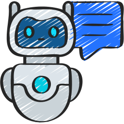 chat bot Icône
