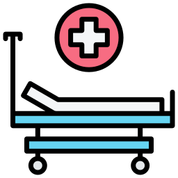 Hospital bed icon