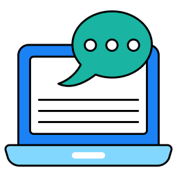 Online chat icon