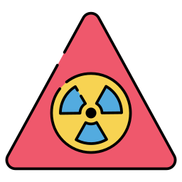 sinal de radiação Ícone