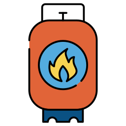 Gas cylinder icon