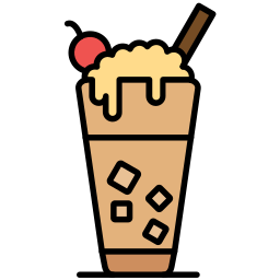 soda con helado icono