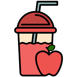 jugo de manzana icono