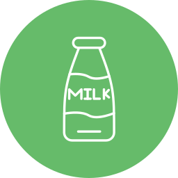 Milk bottle icon