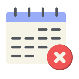 Cancel event icon