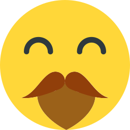 moustache Icône