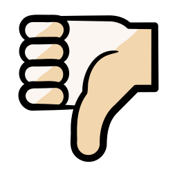 Thumbs down  icon