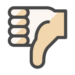 Thumbs down  icon