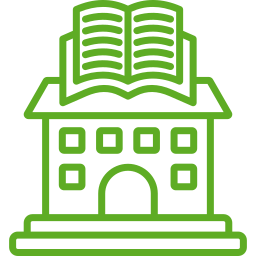 openbare bibliotheek icoon