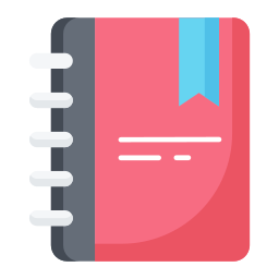 Spring notebook icon