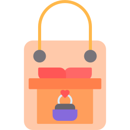 bolsa de regalo icono