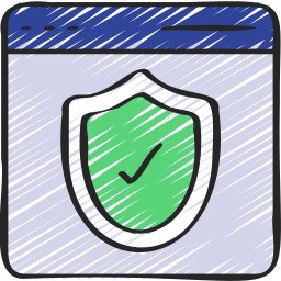 Cyber security icon