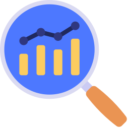 investigación de mercado icono